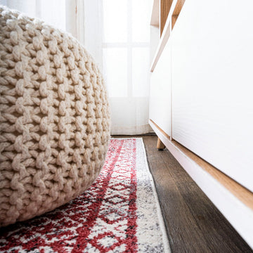 Boho Cottage Medallion Area Rug